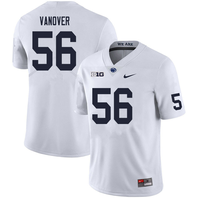 NCAA Nike Men's Penn State Nittany Lions Amin Vanover #56 College Football Authentic White Stitched Jersey DKI6798ID